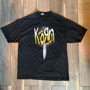 Distressed Retro Korn T-Shirt